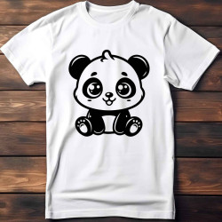 Dětské tričko s potiskem pandy