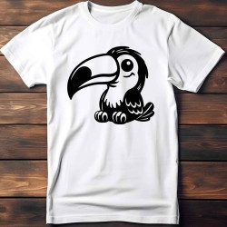 Dětské tričko s potiskem tukana