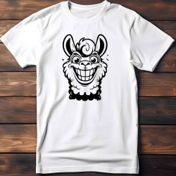 Dětské tričko s potiskem vtipné Lamy