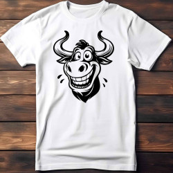 Dětské tričko s potiskem vtipné krávy