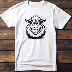 Dětské tričko s potiskem vtipné ovečky