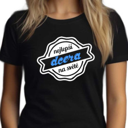 Dámské tričko - nejlepší dcera na světě v ornamentu