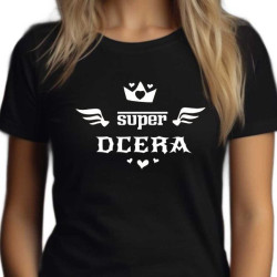 Dámské tričko - Super dcera s křídly