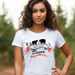 Dámské tričko - Nejlepší dcera s medvědy