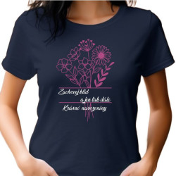 Dámské tričko - Zachovej klid a jen tak dále. Krásné narozeniny