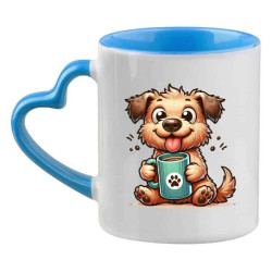 Hrnek - Pejsek pije kakao