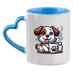 Hrnek - Strakatý Pejsek pije kakao