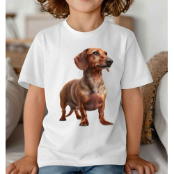 Dětské tričko s potiskem Jezevčíka