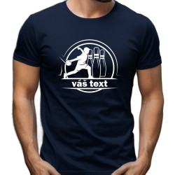 Pánské tričko - Bowling s volbou textu