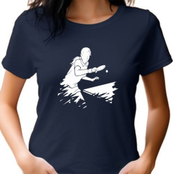 Dámské tričko - Hráčka stolního tenisu