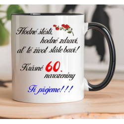 Hrnek - Hodně zdraví k 60 narozeninám