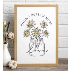 Fotoobraz s Květinami ukaž sobě více lásky