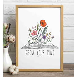 Fotoobraz s Květinami rozšiřte svou mysl