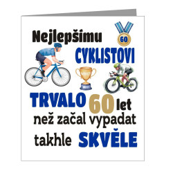 Přání - Nejlepšímu cyklistovi trvalo 60 let než začal vypadat takhle skvěle