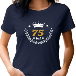 Dámské tričko - 75 let v korunce