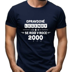 Pánské tričko - Opravdové Legendy se rodí v roce 2000