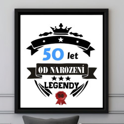 Obraz - 50 let od narození legendy