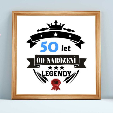 Obraz - 50 let od narození legendy