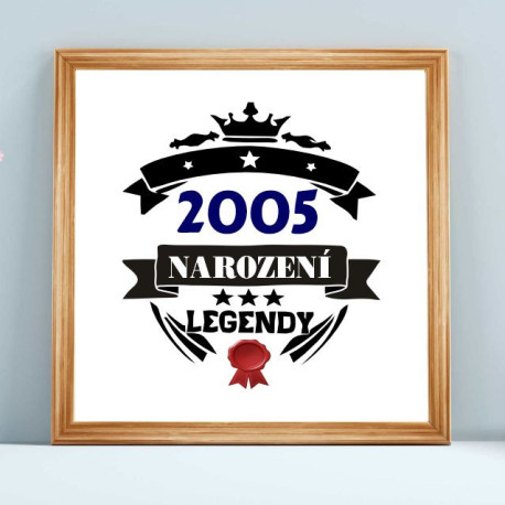 Obraz – 2005 narození legendy