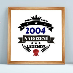 Obraz k narozeninám – Rok 2004 narození legendy