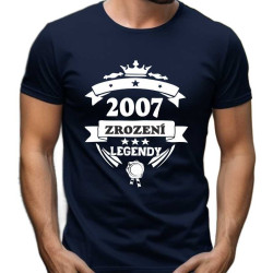 Pánské tričko - Rok 2007 zrození legendy