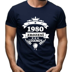 Pánské tričko - Rok 1980 zrození legendy