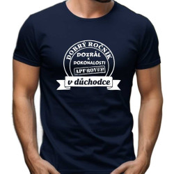 Pánské tričko – Dobrý ročník dozrál k dokonalosti v důchodce