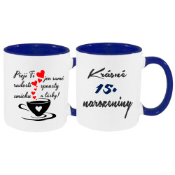 Hrnek - Krásné 15 narozeniny