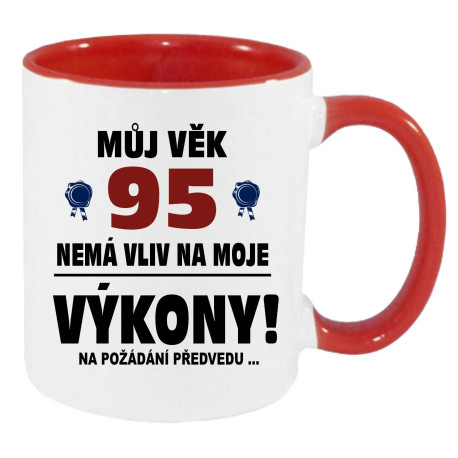 Hrnek - Můj věk 95 nemá vliv na moje výkony. 