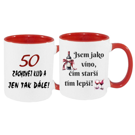 Hrnek - 50 zachovej klid a jen tak dále