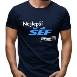 Nejlepší šéf - dárkové tričko pro šéfa