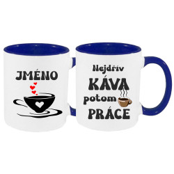 Vtipný hrnek na kávu s jménem