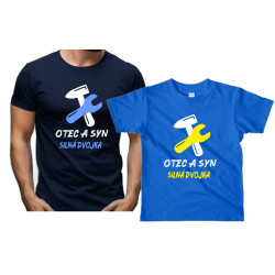 Dětské tričko - Otec a syn, silná dvojka