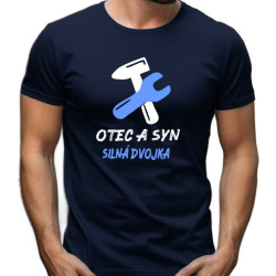 Pánské tričko – Otec a syn, silná dvojka