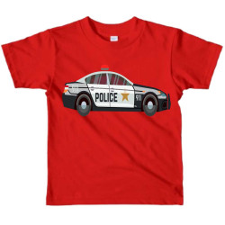 Dětské tričko s policejním autem