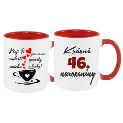 Hrnek - Krásné 46 narozeniny