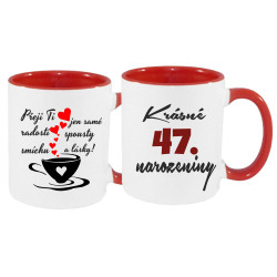 Hrnek - Krásné 47 narozeniny