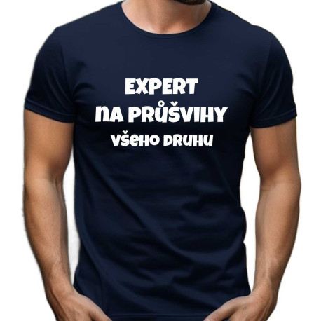 Pánské tričko - Expert na průšvihy všeho druhu