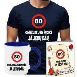 Narozeninové tričko 80 omezuje jen řidiče, já jedu dál.