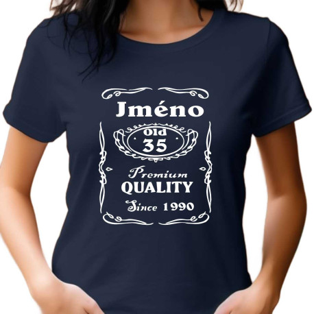 Dámské tričko - Jack Daniels k 35. narozeninám