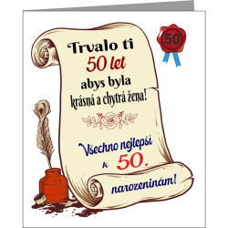 Přání s vtipným textem k 40 narozeninám pro ženu