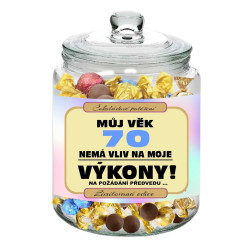 Bonbony - Můj věk 70 let nemá vliv na moje výkony