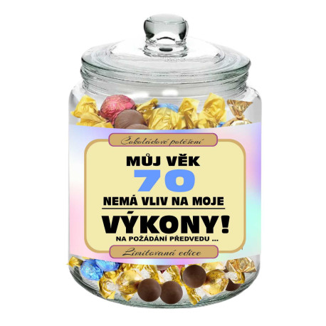 Bonbony - Můj věk 70 let nemá vliv na moje výkony