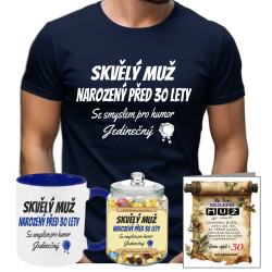 Pánské tričko - Skvělý muž narozený před 30 lety