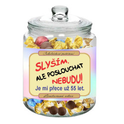 Čokoládové bonbony – Slyším, ale poslouchat nebudu je mi přece už 55 let