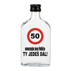 Placatka k 50 narozeninám - 50 omezuje jen řidiče ty jedeš dál