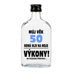 Placatka k 50 narozeninám - Můj věk 50 nemá vliv na moje výkony