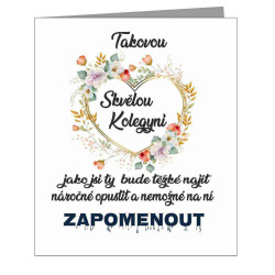 Přání - Děkujeme, skvělé kolegyni