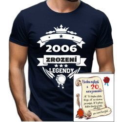 Pánské tričko - Rok 2006 zrození legendy