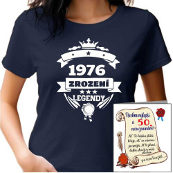 Originální dámské tričko – 1976 Zrození legendy